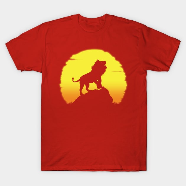 Lion Rising T-Shirt by nickbeta